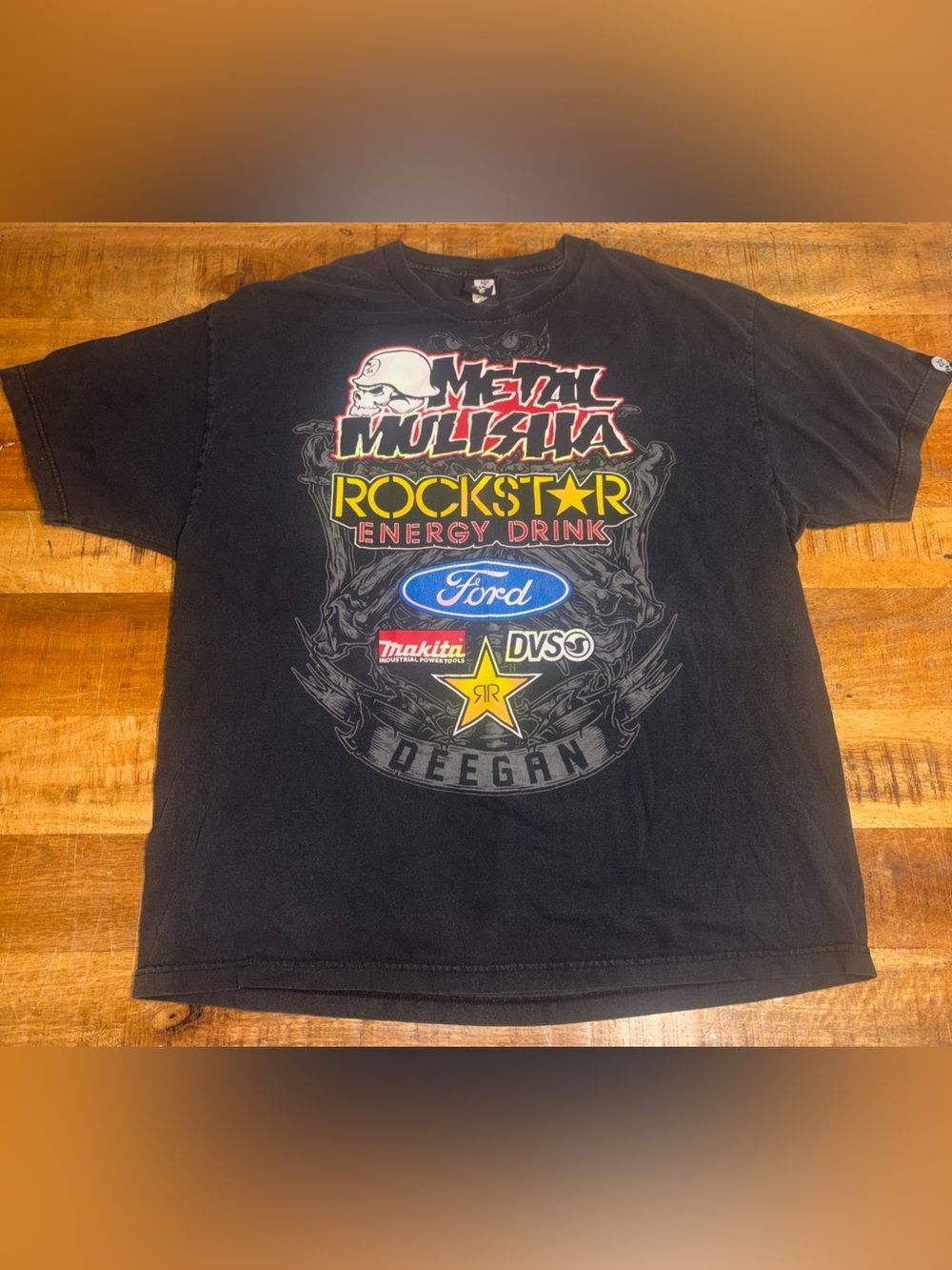 Metal Mulisha Shirt Mens 2XL Black Brian Deegan Motorcross Vintage Y2K Grunge